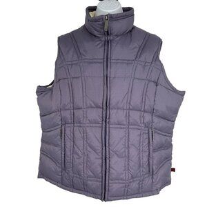 Woolrich Amethyst Full Zip Vintage Puffer Vest Size XL